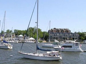 Boats in Annapolis Harbor