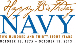 Navy Birthday Logo Annapolis MD