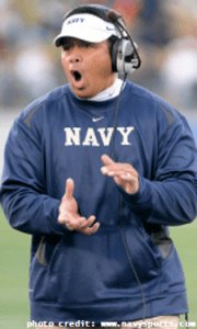 Navy Football Coach Ken Niumatalolo